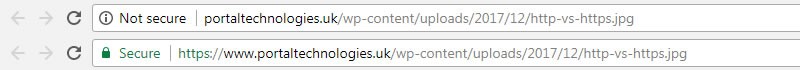ssl certificate in address bar