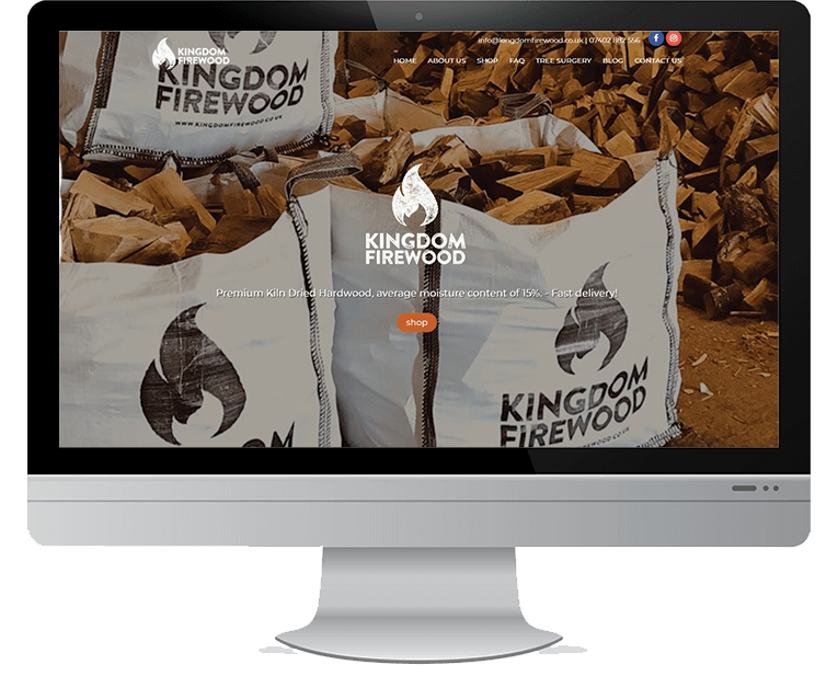 Kingdom Firewood web design