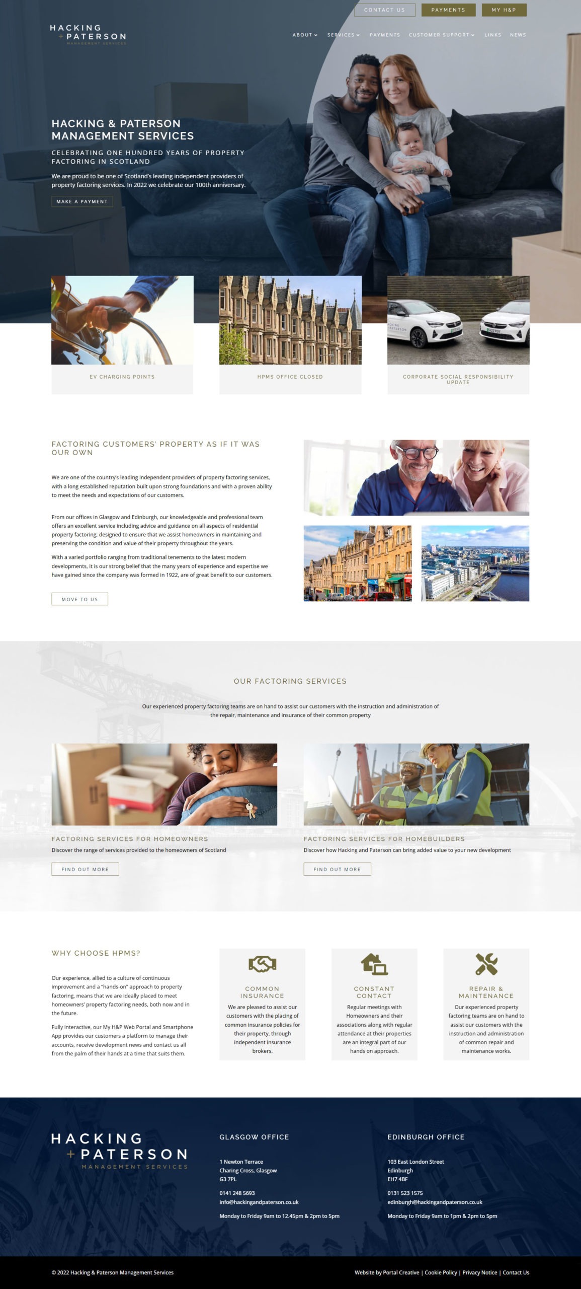 hpms website desgn