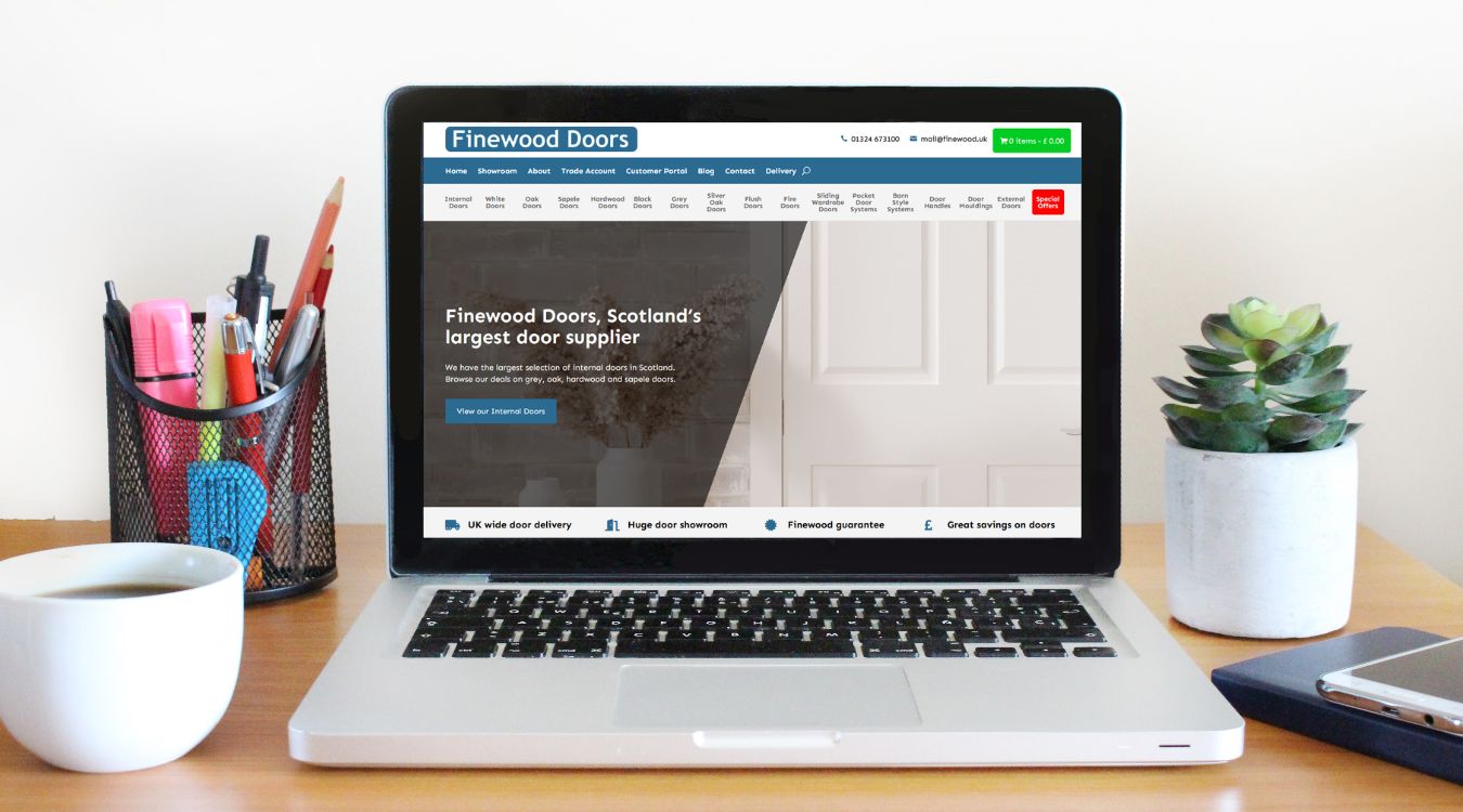 finewood website woocommerce